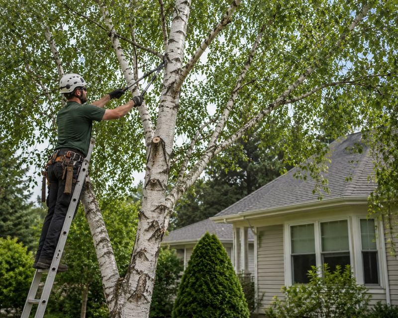 Birch Tree Pruning in Pottstown, PA
