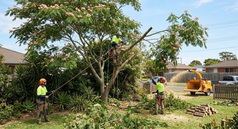 Mimosa Tree Removal in Bucks County, PA