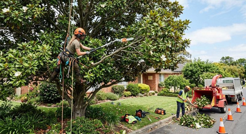 Magnolia Tree Pruning in Allentown, PA