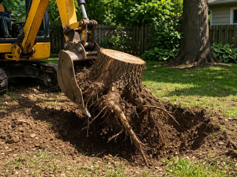 Tree Stump Removal in Calvert County, MD